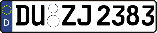DU-ZJ2383