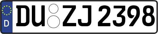 DU-ZJ2398