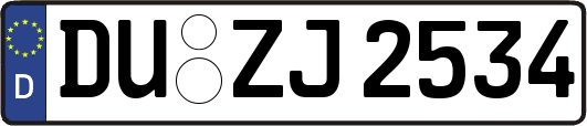 DU-ZJ2534