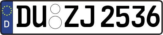 DU-ZJ2536