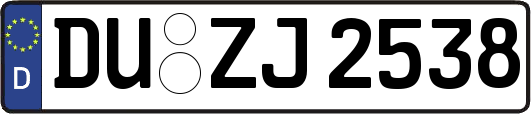 DU-ZJ2538