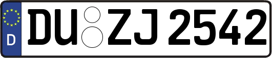 DU-ZJ2542
