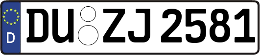 DU-ZJ2581