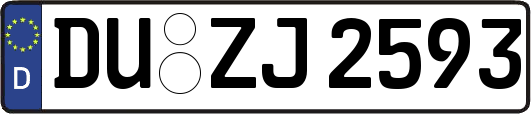 DU-ZJ2593