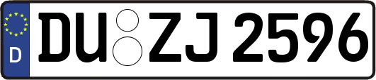 DU-ZJ2596