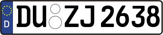 DU-ZJ2638