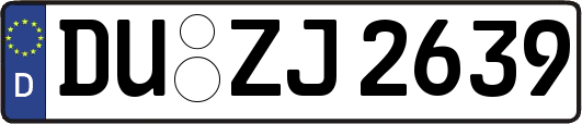 DU-ZJ2639