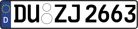 DU-ZJ2663