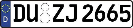 DU-ZJ2665