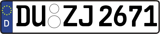 DU-ZJ2671