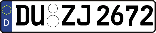 DU-ZJ2672