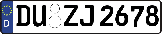 DU-ZJ2678