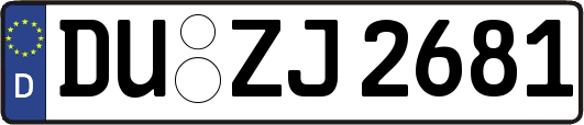 DU-ZJ2681