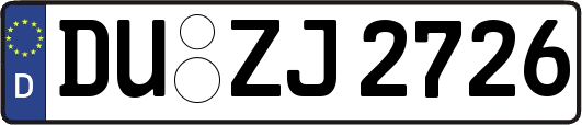 DU-ZJ2726