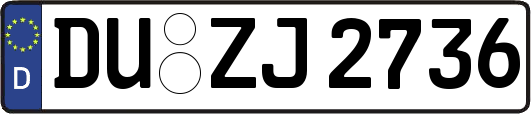 DU-ZJ2736