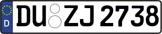 DU-ZJ2738