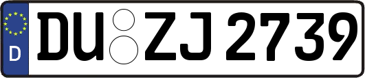 DU-ZJ2739