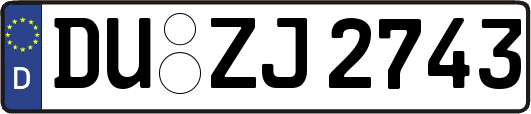 DU-ZJ2743