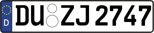 DU-ZJ2747
