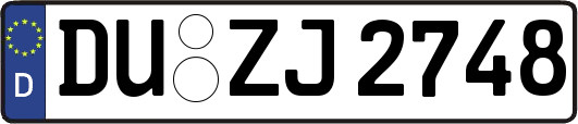 DU-ZJ2748