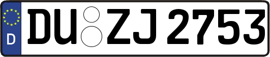 DU-ZJ2753