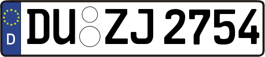 DU-ZJ2754