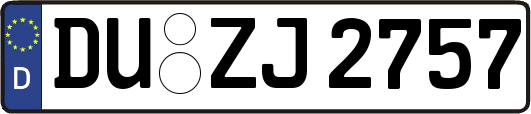 DU-ZJ2757