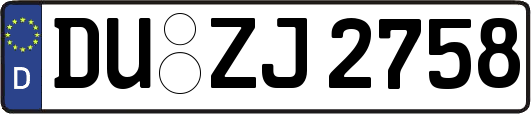 DU-ZJ2758