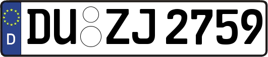 DU-ZJ2759