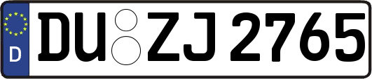 DU-ZJ2765
