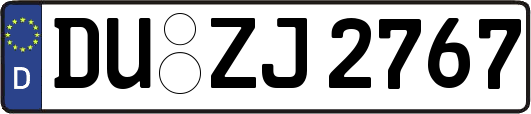 DU-ZJ2767