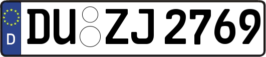 DU-ZJ2769