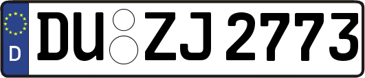 DU-ZJ2773