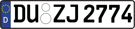 DU-ZJ2774
