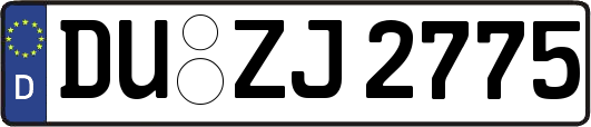 DU-ZJ2775