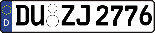 DU-ZJ2776