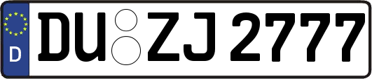 DU-ZJ2777