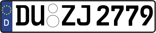 DU-ZJ2779