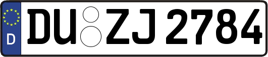 DU-ZJ2784