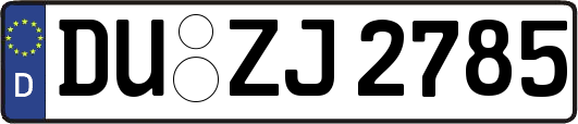 DU-ZJ2785