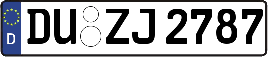 DU-ZJ2787
