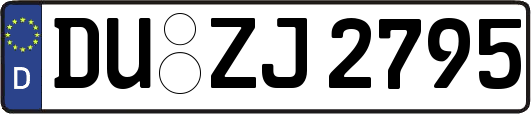 DU-ZJ2795