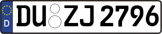 DU-ZJ2796