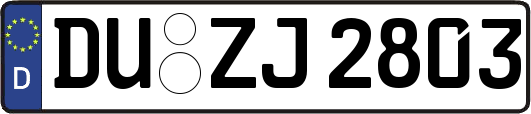 DU-ZJ2803