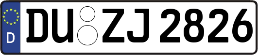 DU-ZJ2826