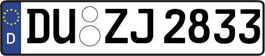 DU-ZJ2833