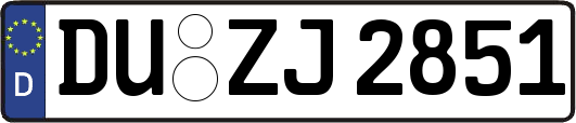 DU-ZJ2851