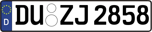 DU-ZJ2858