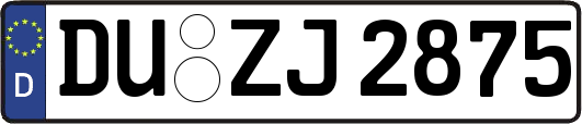 DU-ZJ2875