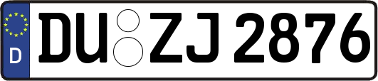 DU-ZJ2876